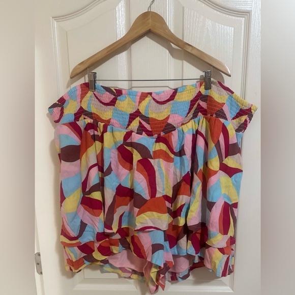 NWT TORRID 3.5 Inch Pull-On Washable Gauze
Smocked Ruffle Short Size 6X/30. - Picture 5 of 6